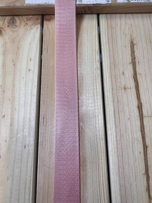 Gurtband Hellrosa 25mm breit