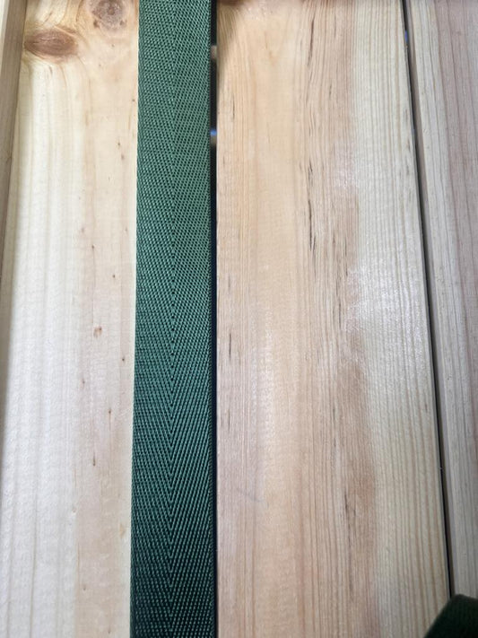 Gurtband Dunkelgrün 25mm breit