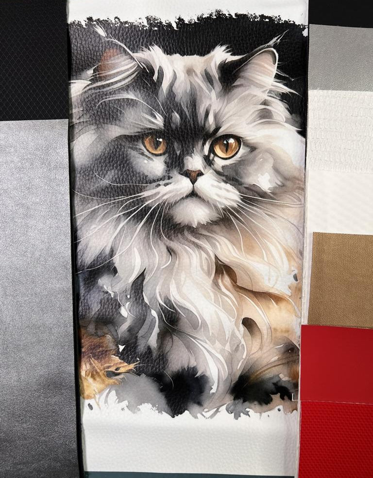 Katze III by Lamanina Kunstleder
