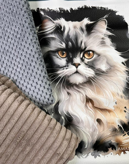 Katze III by Lamanina Kunstleder