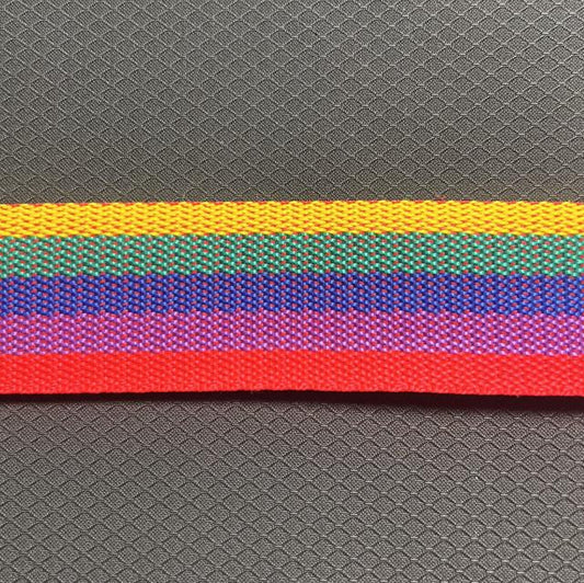 Gurtband Regenbogen 40mm breit