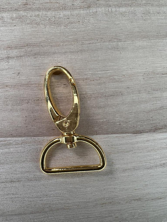 Karabiner Gold 25/38mm