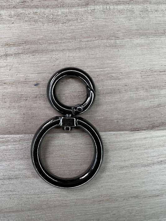 Metall Drehkarabiner Gold/Gun/Silber