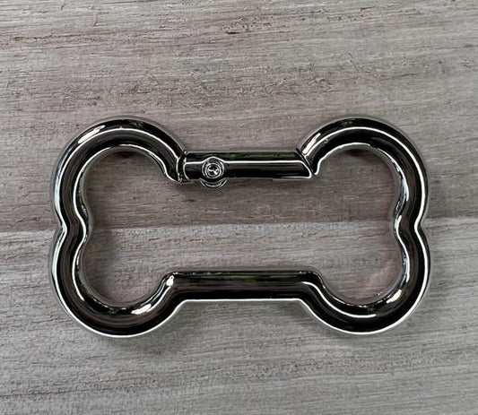 Knochen Karabiner Gold/Silber