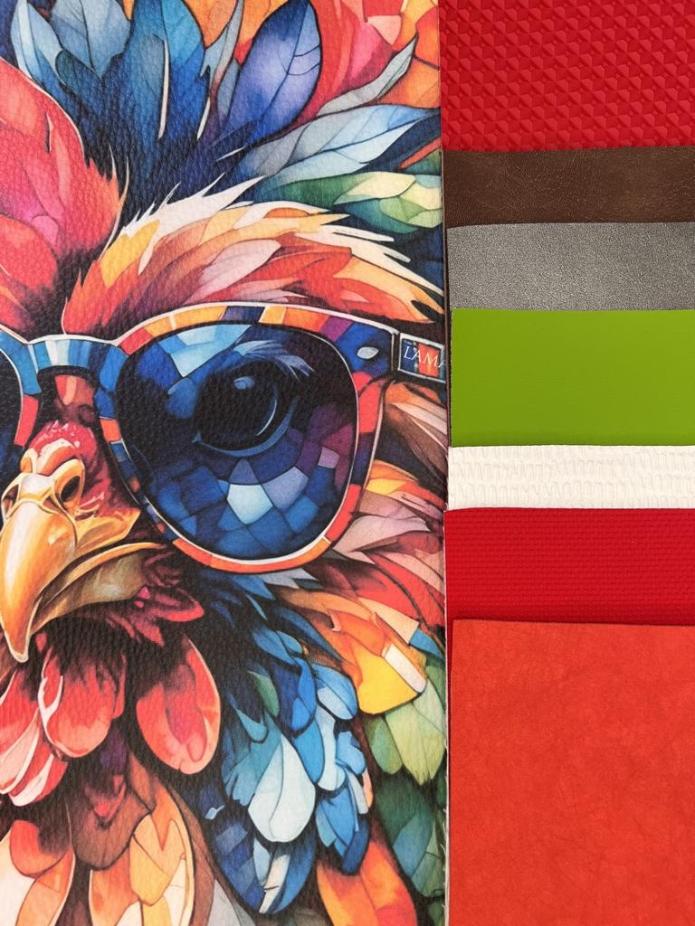 Kunstleder Huhn Kopf