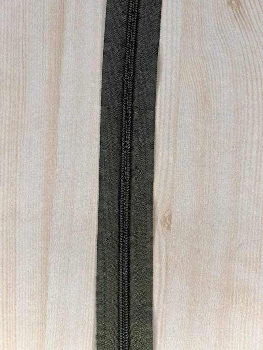 Endlosreißverschluss Khaki