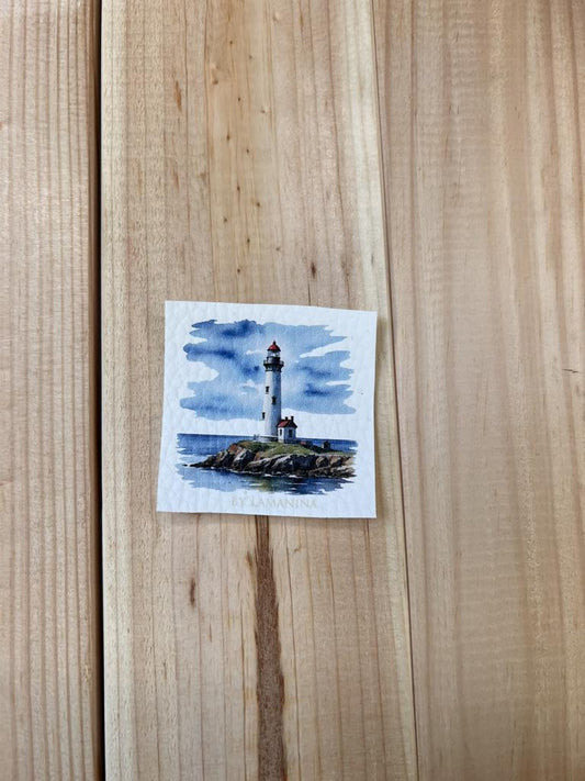 Label Leuchtturm by Lamanina