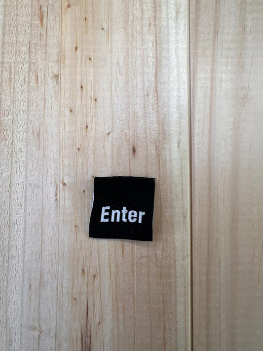 Label Baumwolle Enter
