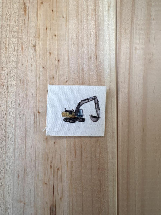 Label Baumwolle Bagger