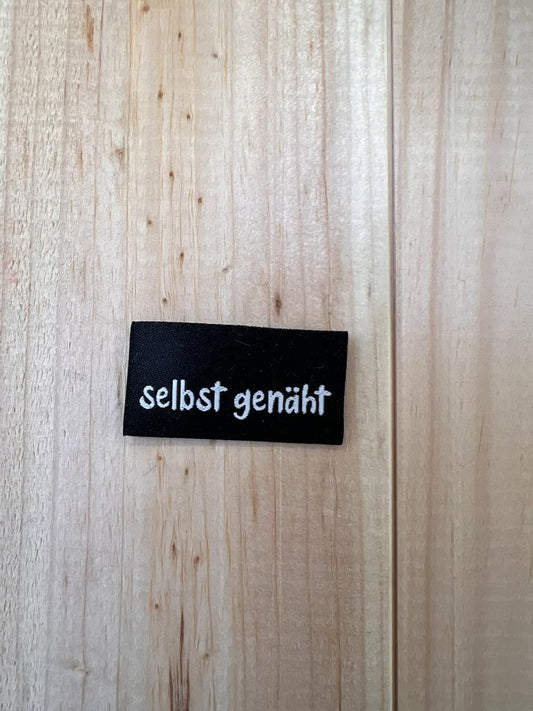 Label Baumwolle Selbst genäht
