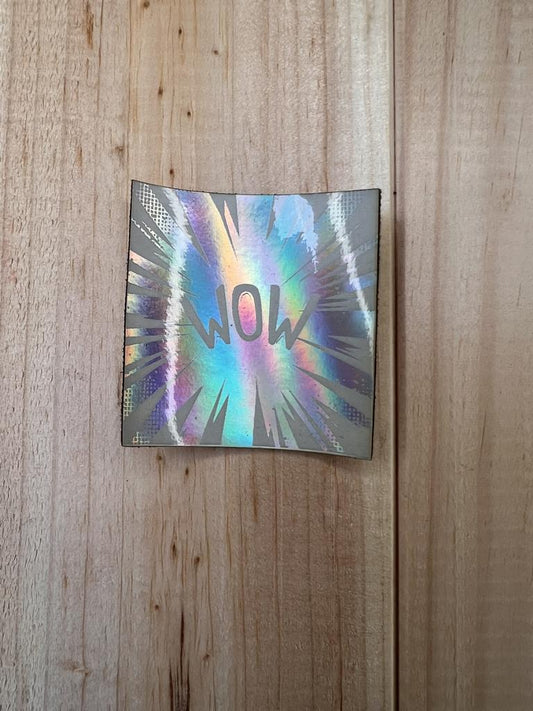 Label Holografisch WOW