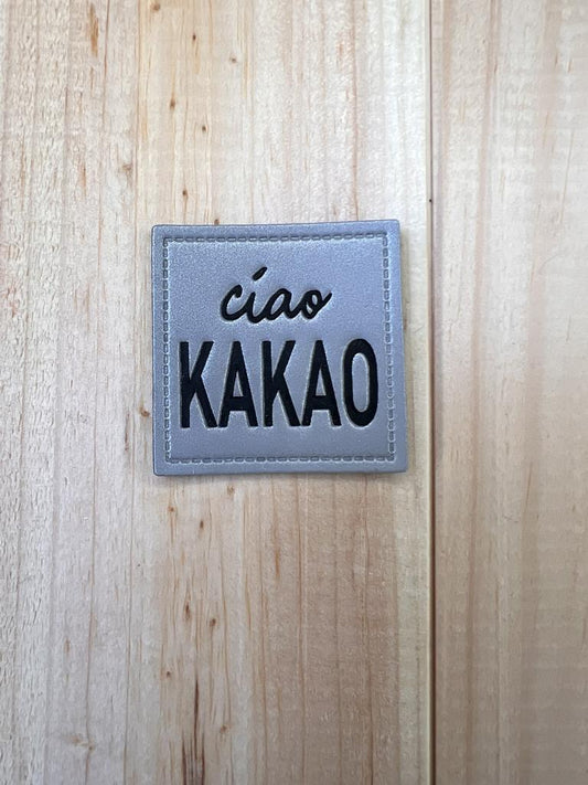 Label Reflektierend Ciao Kakao