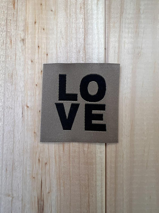 Label Baumwolle LOVE