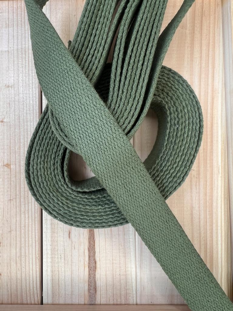 Gurtband Khaki 25mm breit