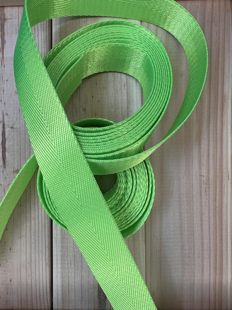 Gurtband Neon Grün 25mm