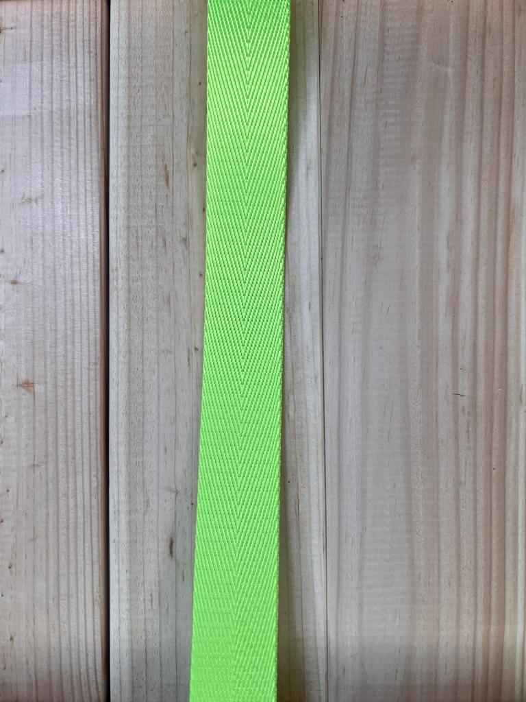 Gurtband Neon Grün 25mm