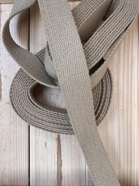 Gurtband Beige 25mm breit