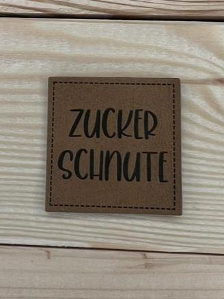 Label Zucker Schnute
