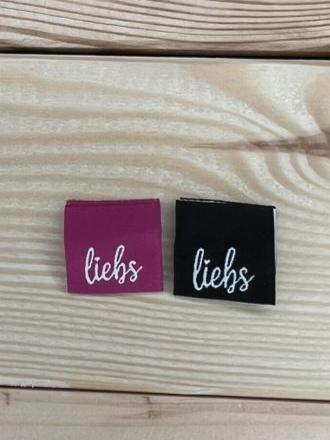 Label Baumwolle Liebs