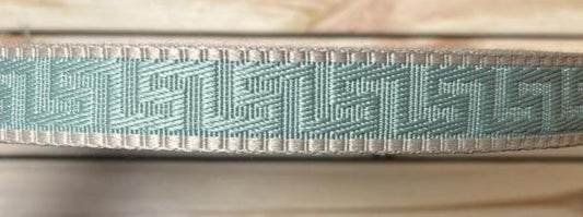 Gurtband Salbeigrün/Beige 25mm breit