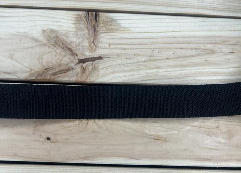 Gurtband Schwarz 30mm breit