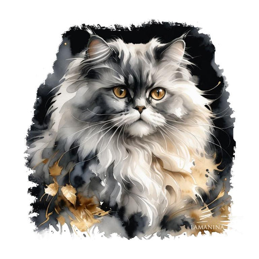 Katze III by Lamanina Canvas