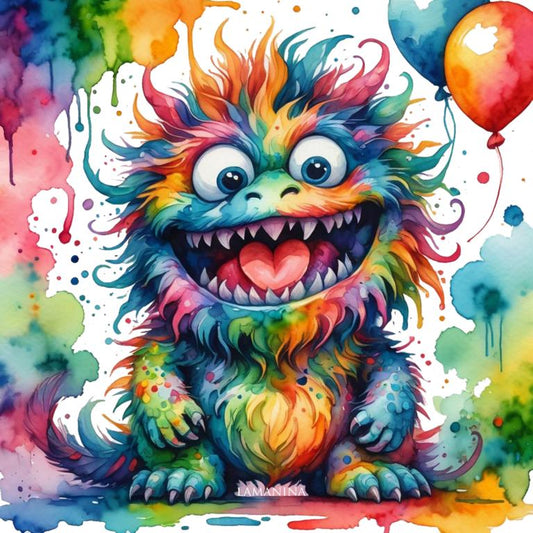 Bügelbild Monsterchen