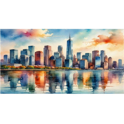 Skyline by Lamanina Kunstleder