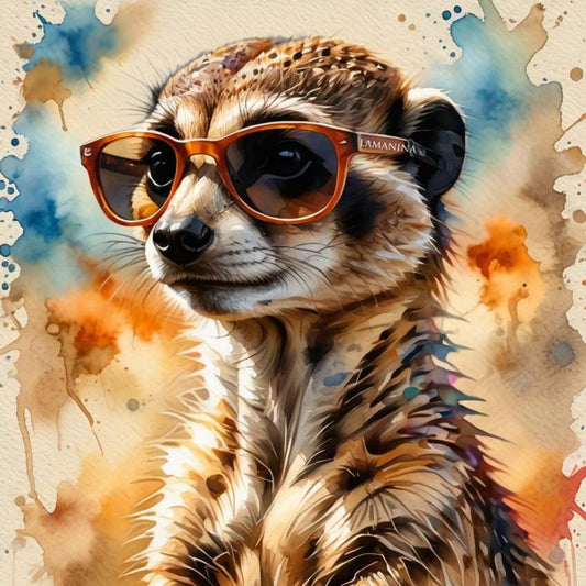 Kunstleder Erdmännchen