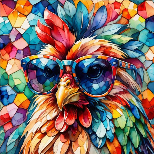 Kunstleder Huhn Kopf