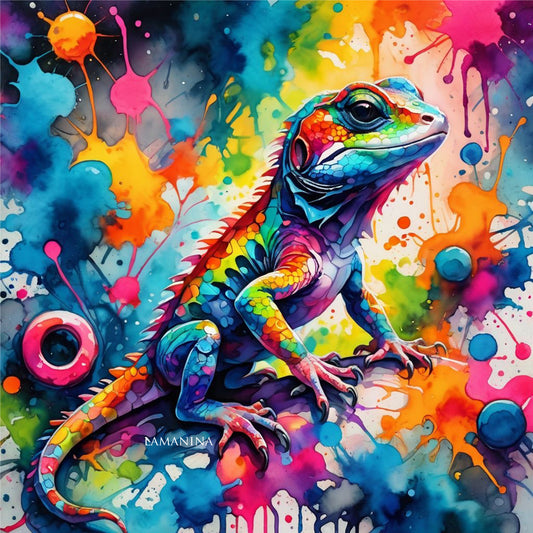 Kunstleder Gecko