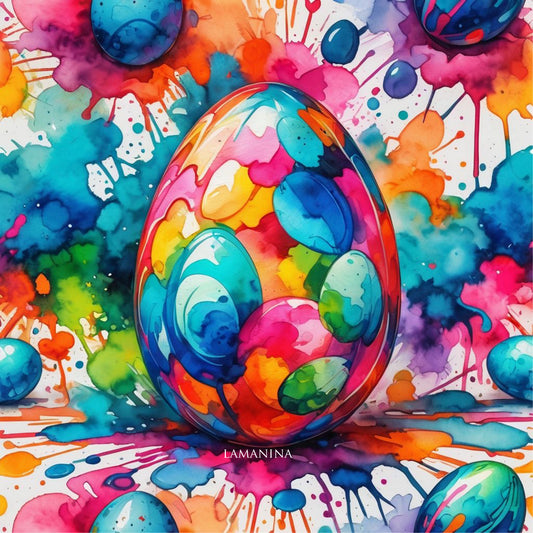 Kunstleder Eier Bunt